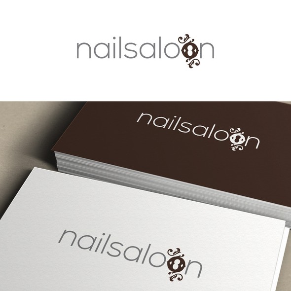 Nail logo with the title 'Create the logo for a nail salon!'