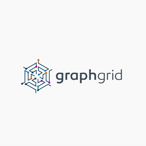 Grid design with the title 'GraphGrid Logo'