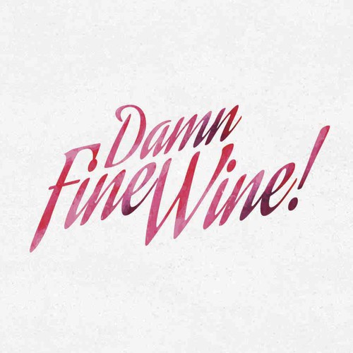 Online store brand with the title 'Design branding for online wine store with attitude'