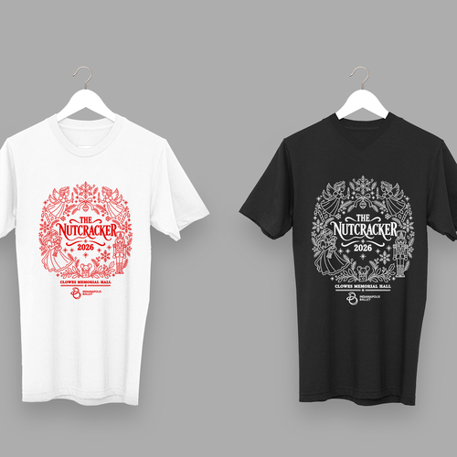 T-shirt with the title 'Design a beautiful and fun t-shirt for The Nutcracker ballet!'