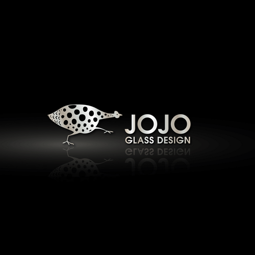 Glass design with the title 'Jojo'