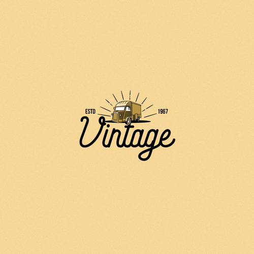 Car brand with the title 'Vintage logo for vintage'