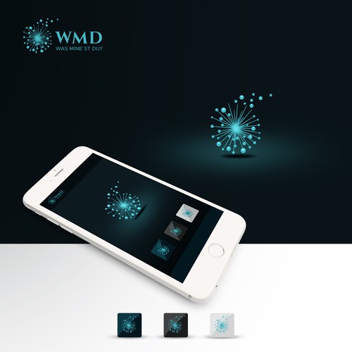 Matrix logo with the title 'Logo for Technology computing power'