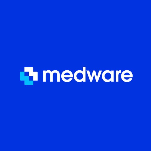 Brand with the title 'Logo and brand identity for mediacl company.'