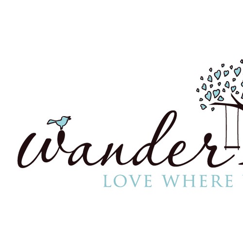 Social logo with the title 'Wanderhood logo'
