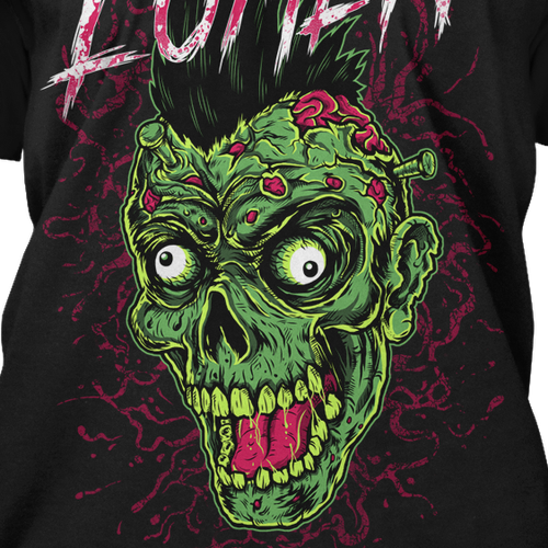 zombie t shirt design