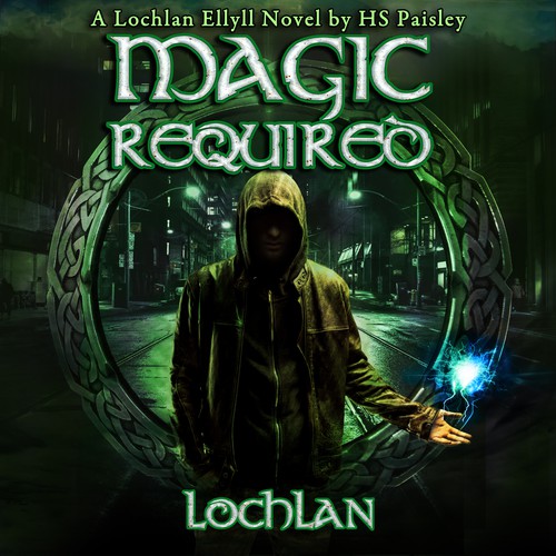 Celtic design with the title 'Magic Required'