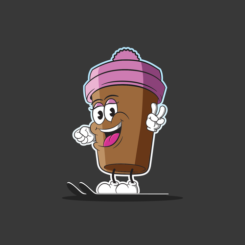Coffee cup logo with the title 'Hot Cocoa Stand'