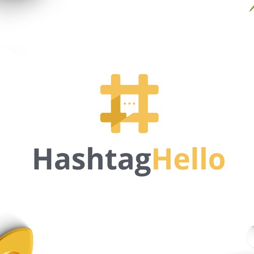 Chat logo with the title 'Hashtag Chat'