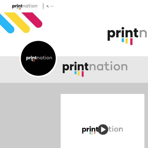 Profile design with the title 'Print nation'