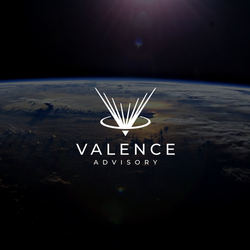V brand with the title 'Valence Advisory Logo'