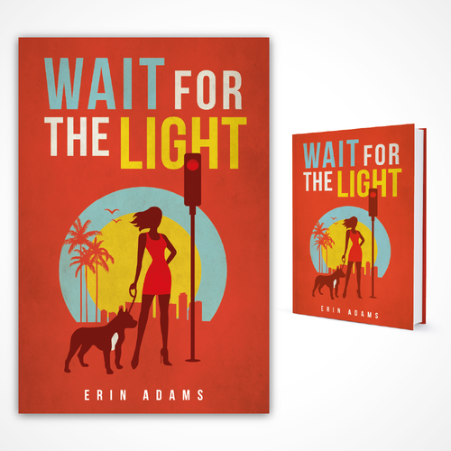 Retro design with the title 'book cover design'