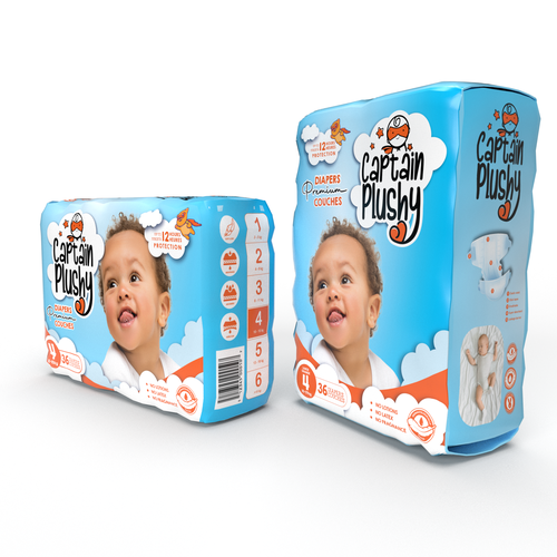 Diaper design with the title 'Diaprers'