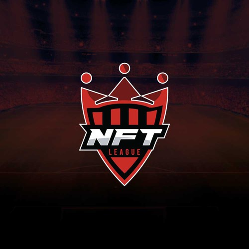 League logo with the title 'NFT Sports league logo'