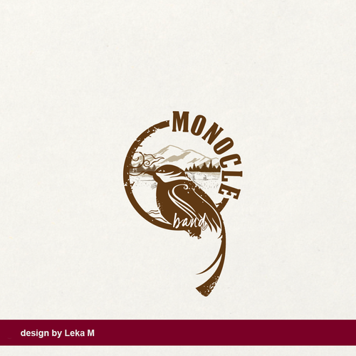 Band logo with the title 'Monocle band'