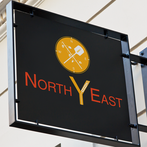 Tap design with the title 'Logo design for pizza and beer shop'