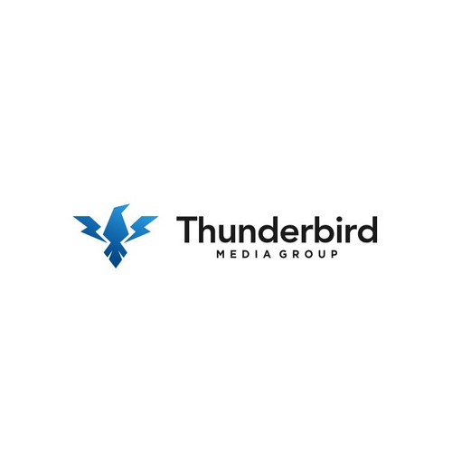 Thunder design with the title 'Thunder bird'