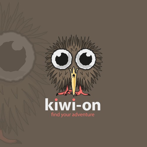 Stylish logo with the title 'kiwi-on'