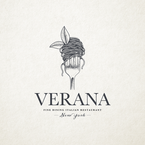 Pasta logo with the title 'Verana'