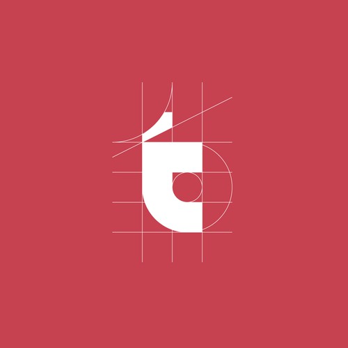 Modern T letter logo, T Modern logo