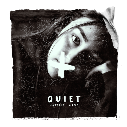 Single design with the title 'Natalie Large - Quiet '
