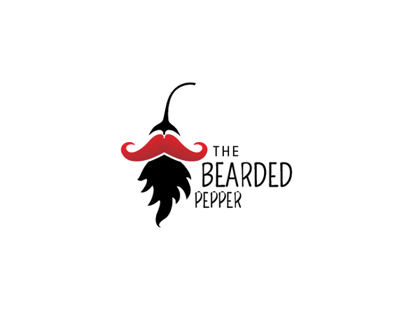 Salsa logo with the title 'Fun logo for The Bearded Pepper'