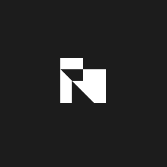 Nf logo with the title 'Brandmark-NR2089'