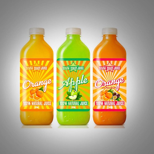 Design professional juice bottle label by Tayebah_iqbal