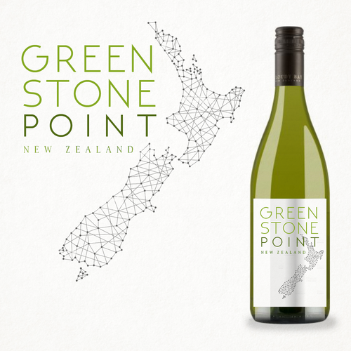 Vineyard logo with the title 'Logo Design for a New Zealand based wine brand'