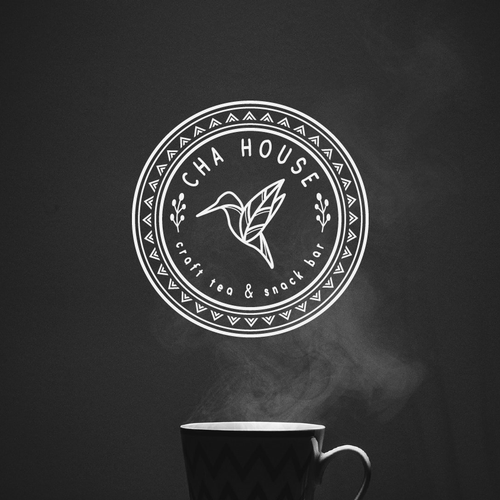 Tea logo with the title 'Powerful Logo for Asian-Style Tea House'