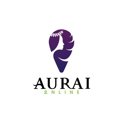 Serif logo with the title 'Logo for Aurai Online'
