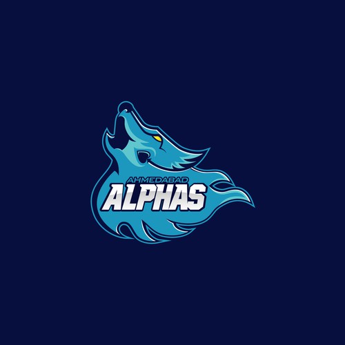 Poker chip logo with the title 'Mascot logo'