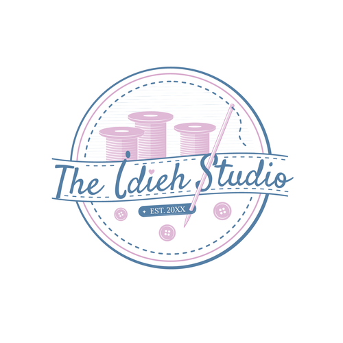 Needle design with the title 'The IDIEH STUDIO'