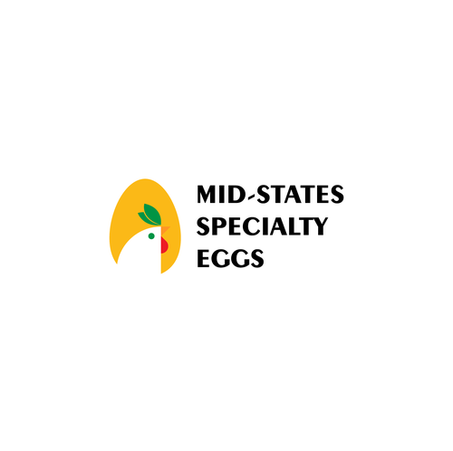 Egg logo with the title 'Logo for Mid-States Specialty Eggs'