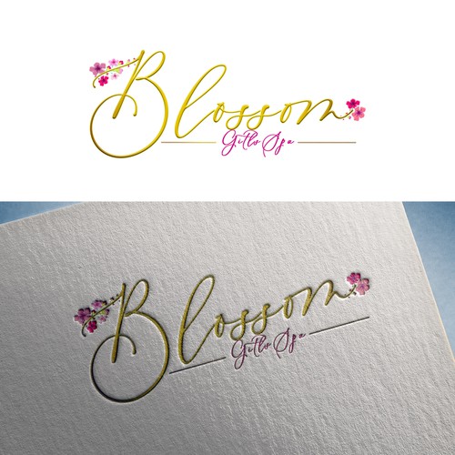 Sister logo with the title 'Blossom Girls Spa'