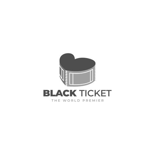 Cinematic design with the title 'Black Ticket'