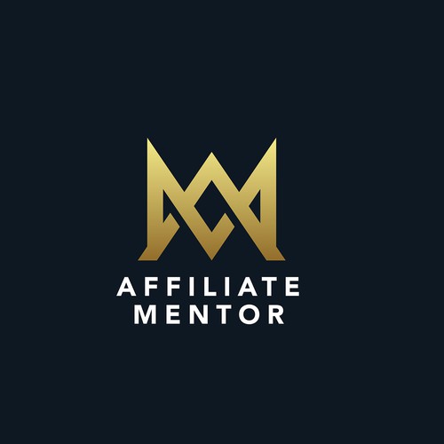 Mentoring logo with the title 'Affiliate Mentor Logo Design'