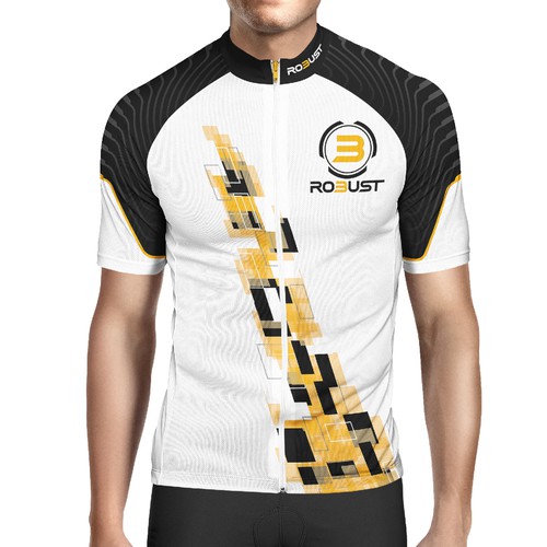 Triathlon design with the title 'Jersey triathlon Robust'