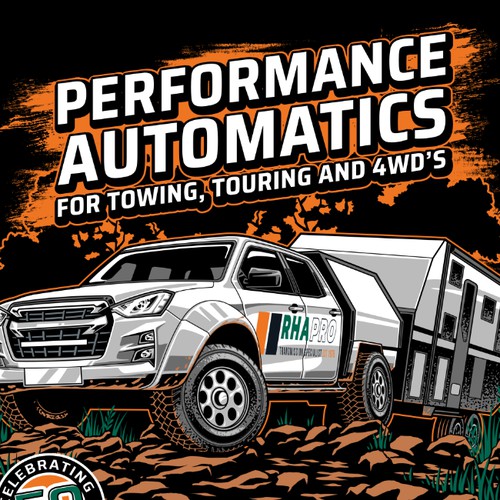 Camping t-shirt with the title '50 Years Anniversary T-shirt Design'