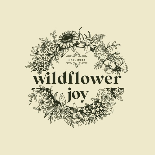 Wild logo with the title 'Wildflower Joy'