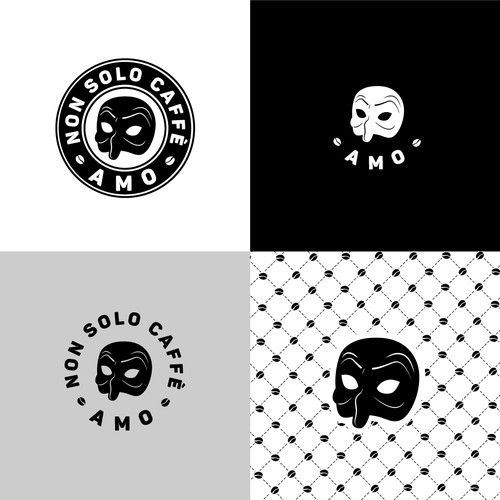 Cafeteria design with the title 'Logo y branding'