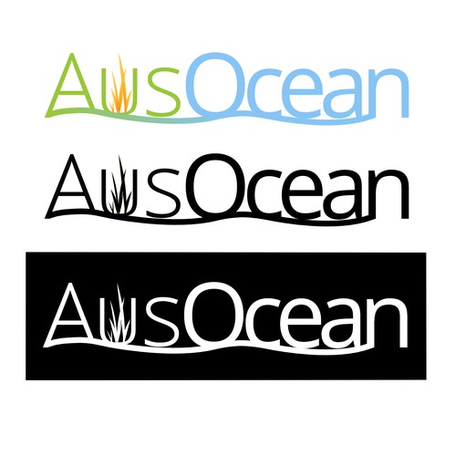 Ocean brand with the title 'AusOcean logo'