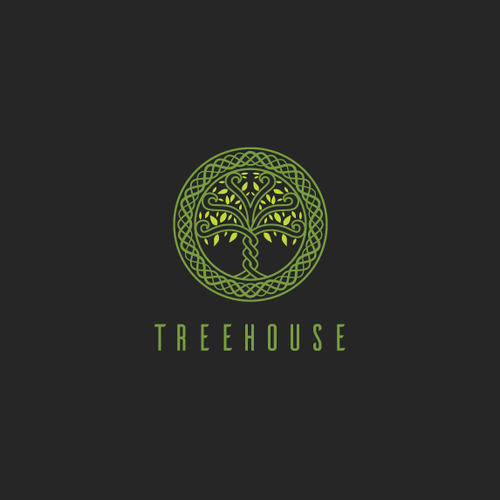 Spiral logo with the title 'Treehouse logo'