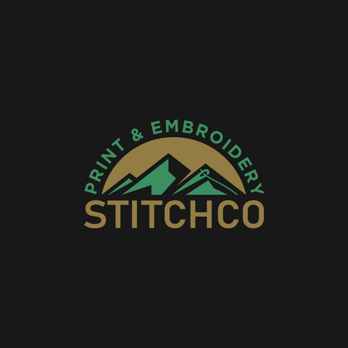 Embroidery design with the title 'STITCHCO Print & Embroidery'