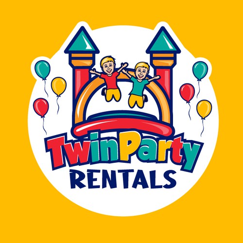 Birthday design with the title 'Playful Logo for a party rental company'