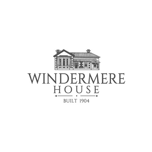 Drawing design with the title 'Windermere House'