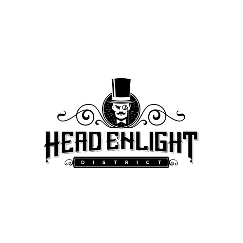 Barber design with the title 'Logo for Head Enlight'