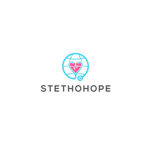 Student logo with the title 'Stethoshope'