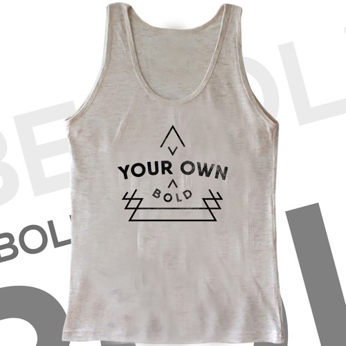 Bold t-shirt with the title 'Proposal Design for a company'