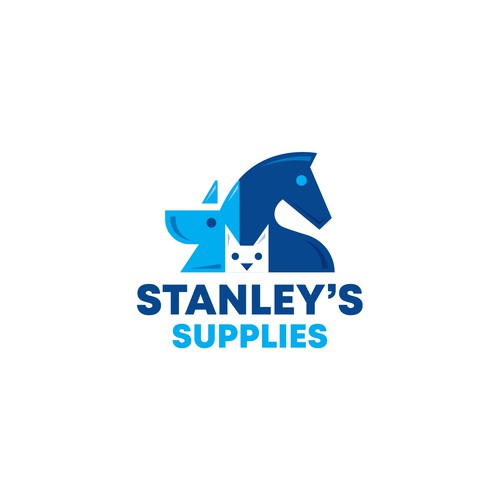 Horse brand with the title 'Stanley's Supplies Logo'